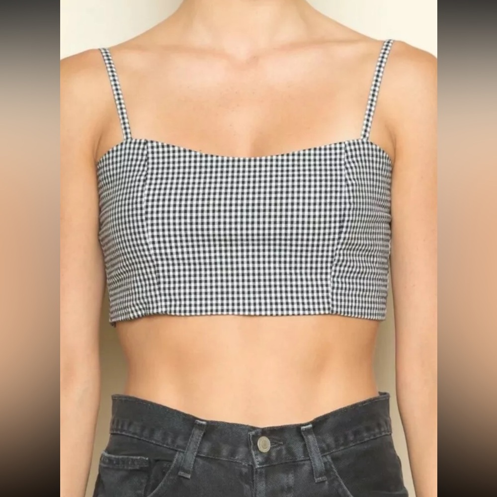 Brandy Melville Gingham Croptop